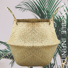 Cargar imagen en el visor de la galería, canasta-hecha-a-mano frente | Zensible-infinity