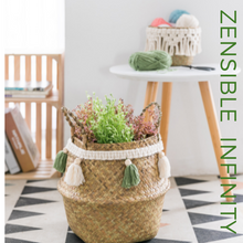Cargar imagen en el visor de la galería, canasta-para-flores living |zensible-infinity