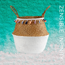 Cargar imagen en el visor de la galería, cesta-fibra-natural blanca |zensible-infinity