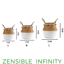Cargar imagen en el visor de la galería, cesta-fibra-natural dimensiones |zensible-infinity