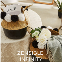 Cargar imagen en el visor de la galería, canasta-con-pompones flores |zensible-infinity