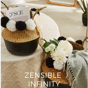 canasta-con-pompones flores |zensible-infinity