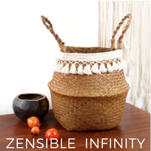 Cargar imagen en el visor de la galería, cesta-fibra-natural fruta |zensible-infinity
