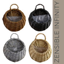 Cargar imagen en el visor de la galería, canastas de mimbre color differente | zensible-infinity
