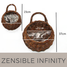 Cargar imagen en el visor de la galería, canastas de mimbre tamaño | zensible-infinity
